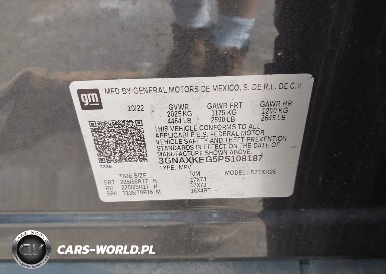 2023 Chevrolet Equinox Fwd Lt VIN:3GNAXKEG5PS108187 - 9