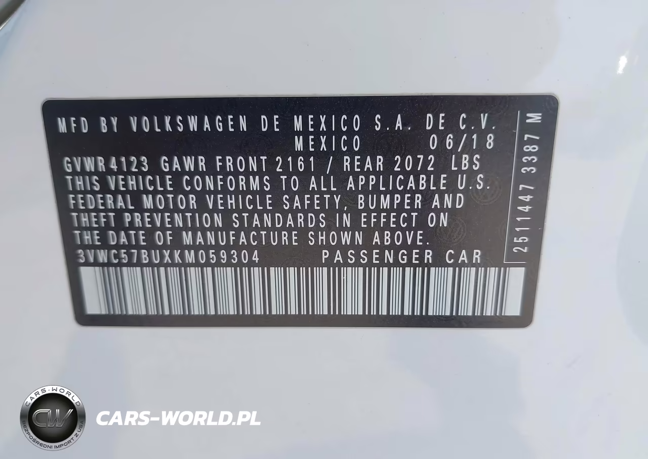 2019 Volkswagen Jetta 1.4T R-Line-1.4T S-1.4T Se VIN:3VWC57BUXKM059304 - 9
