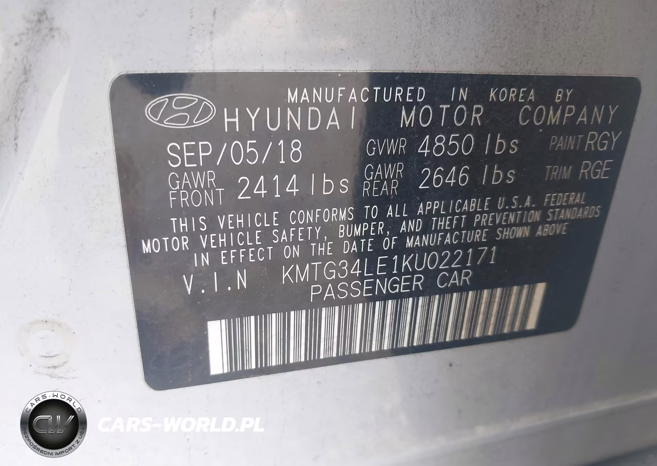 2019 Genesis G70 3.3T Advanced VIN:KMTG34LE1KU022171 - 9