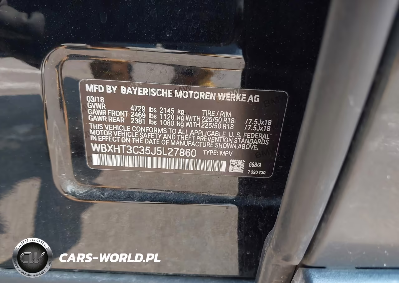 2018 BMW X1 xDrive28I VIN:WBXHT3C35J5L27860 - 9