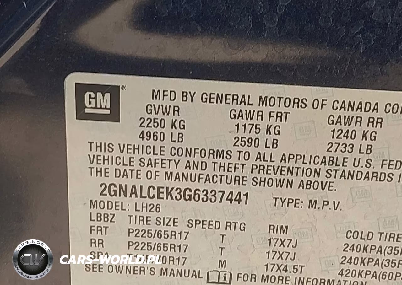 2016 Chevrolet Equinox Lt VIN:2GNALCEK3G6337441 - 9