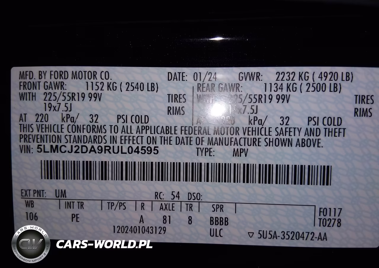 2024 Lincoln Corsair Reserve VIN:5LMCJ2DA9RUL04595 - 9