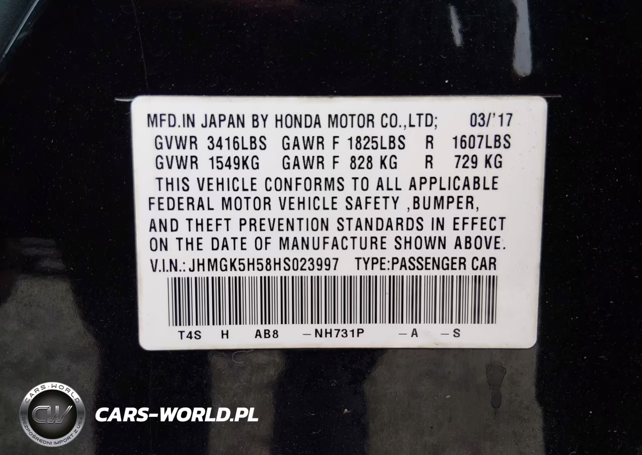 2017 Honda Fit Lx VIN:JHMGK5H58HS023997 - 9