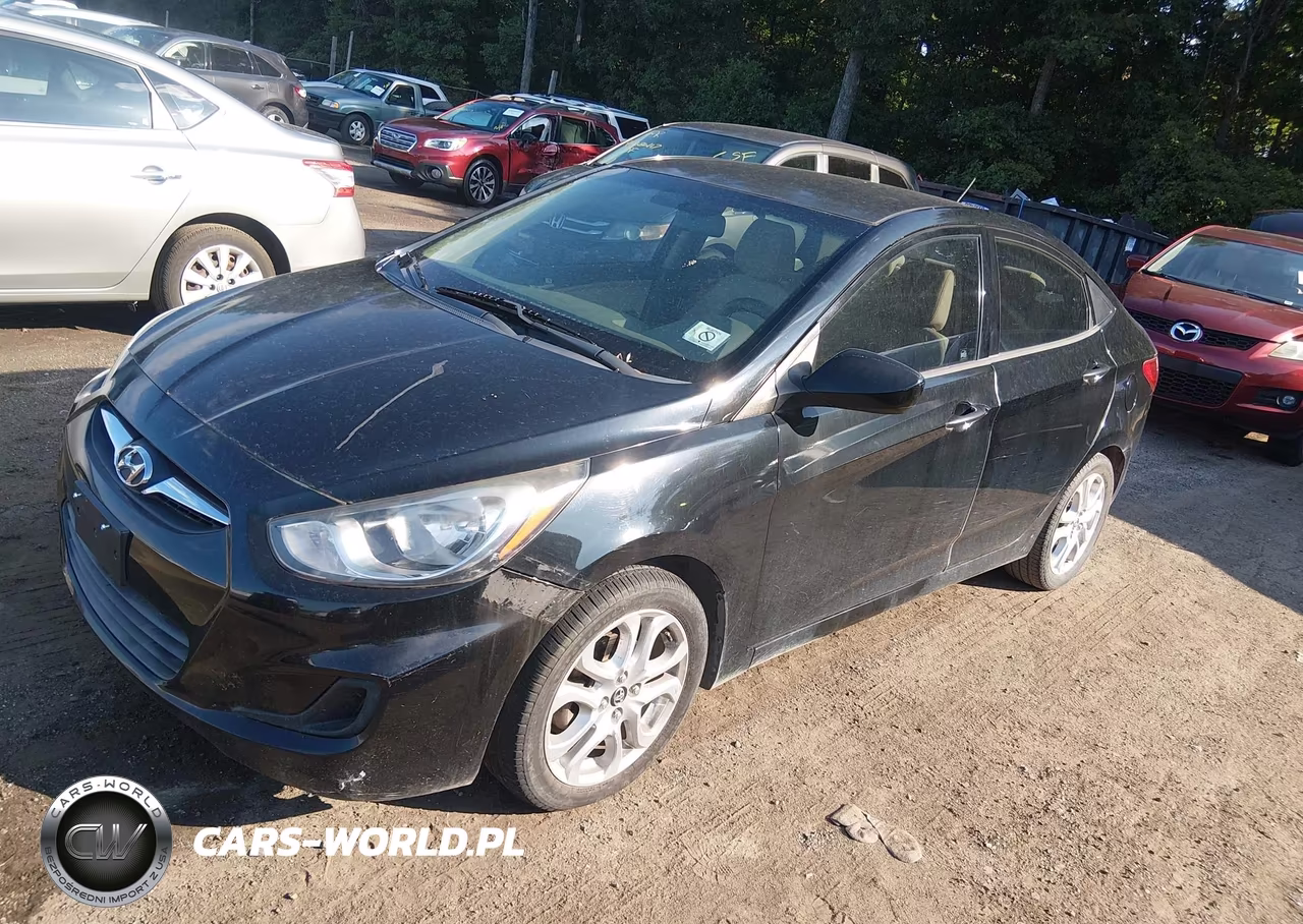 2012 Hyundai Accent Gls VIN:KMHCT4AE9CU081322 - 2