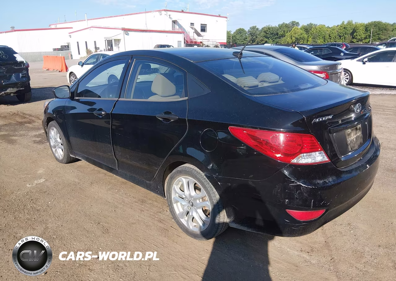 2012 Hyundai Accent Gls VIN:KMHCT4AE9CU081322 - 3