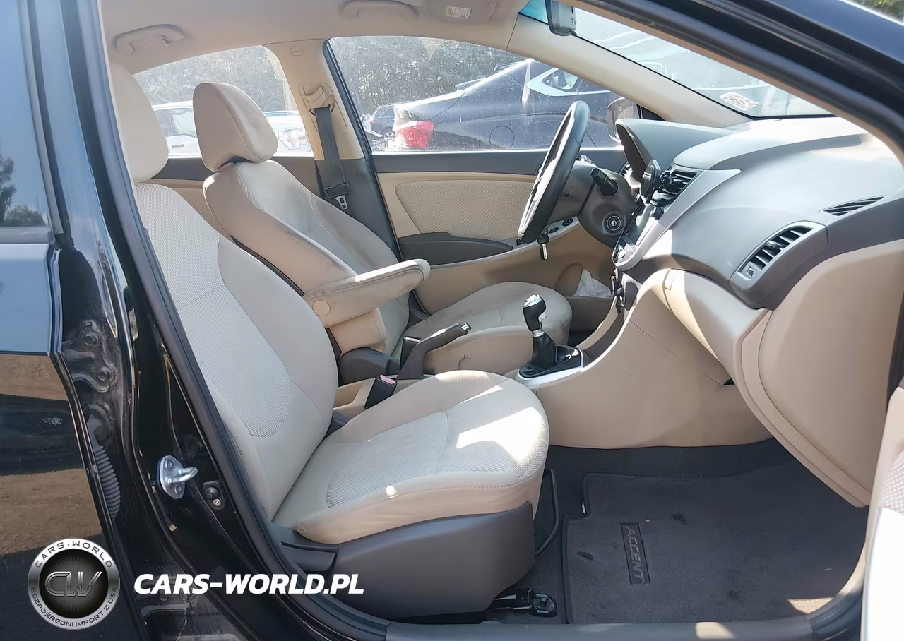 2012 Hyundai Accent Gls VIN:KMHCT4AE9CU081322 - 5