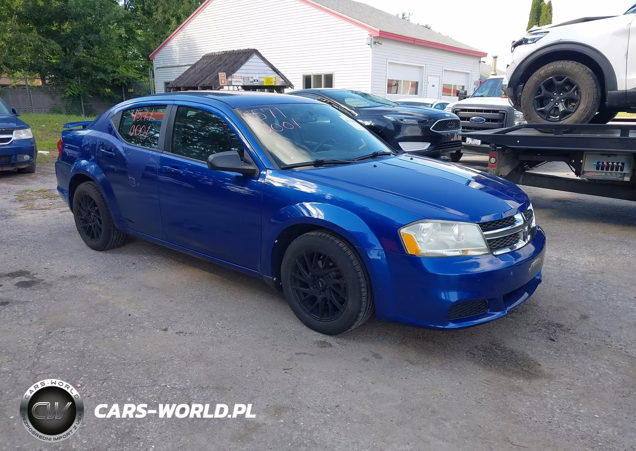 2013 Dodge Avenger Se VIN:1C3CDZABXDN628327 - 1