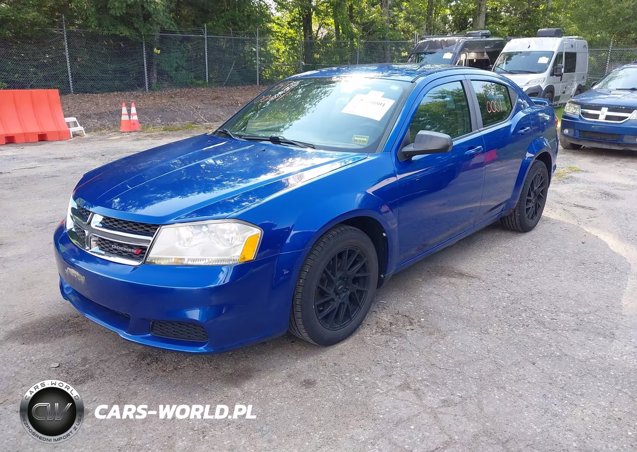 2013 Dodge Avenger Se VIN:1C3CDZABXDN628327 - 2