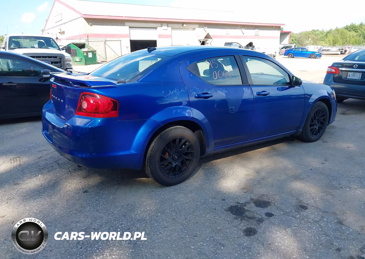 2013 Dodge Avenger Se VIN:1C3CDZABXDN628327 - 4
