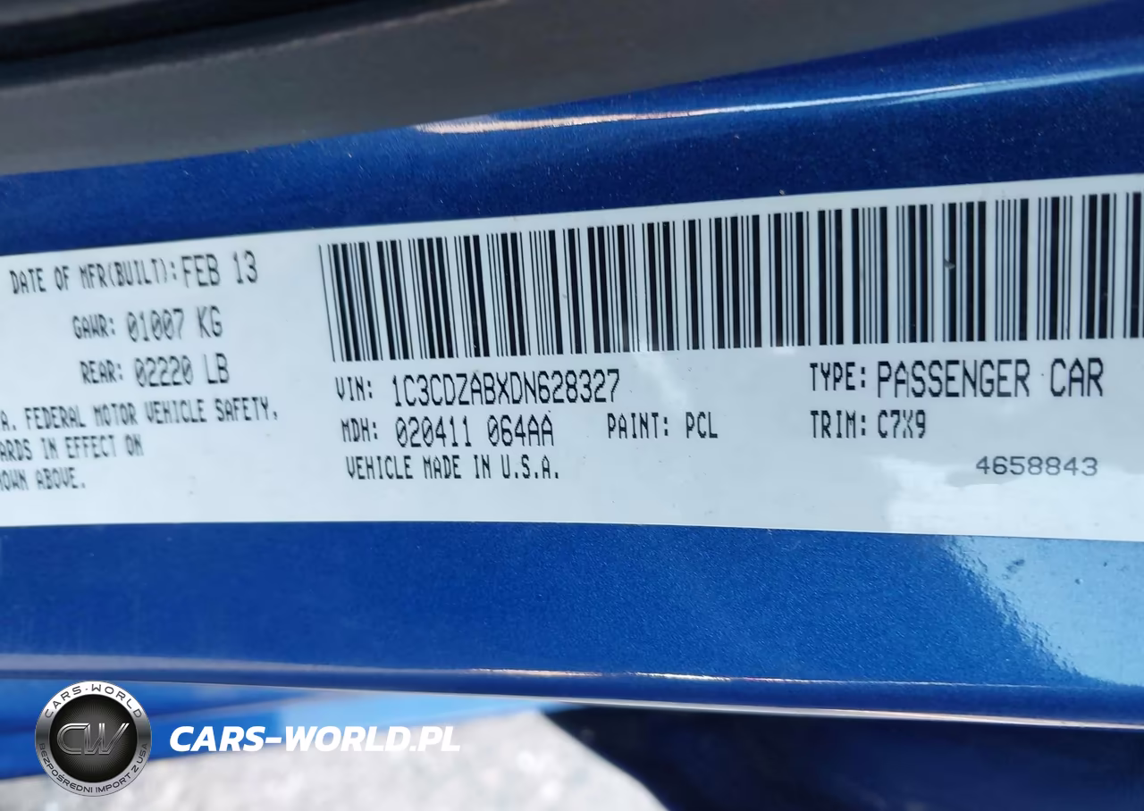 2013 Dodge Avenger Se VIN:1C3CDZABXDN628327 - 9