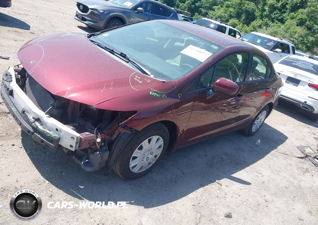 2015 Honda Civic Lx VIN:19XFB2F58FE246846 - 2