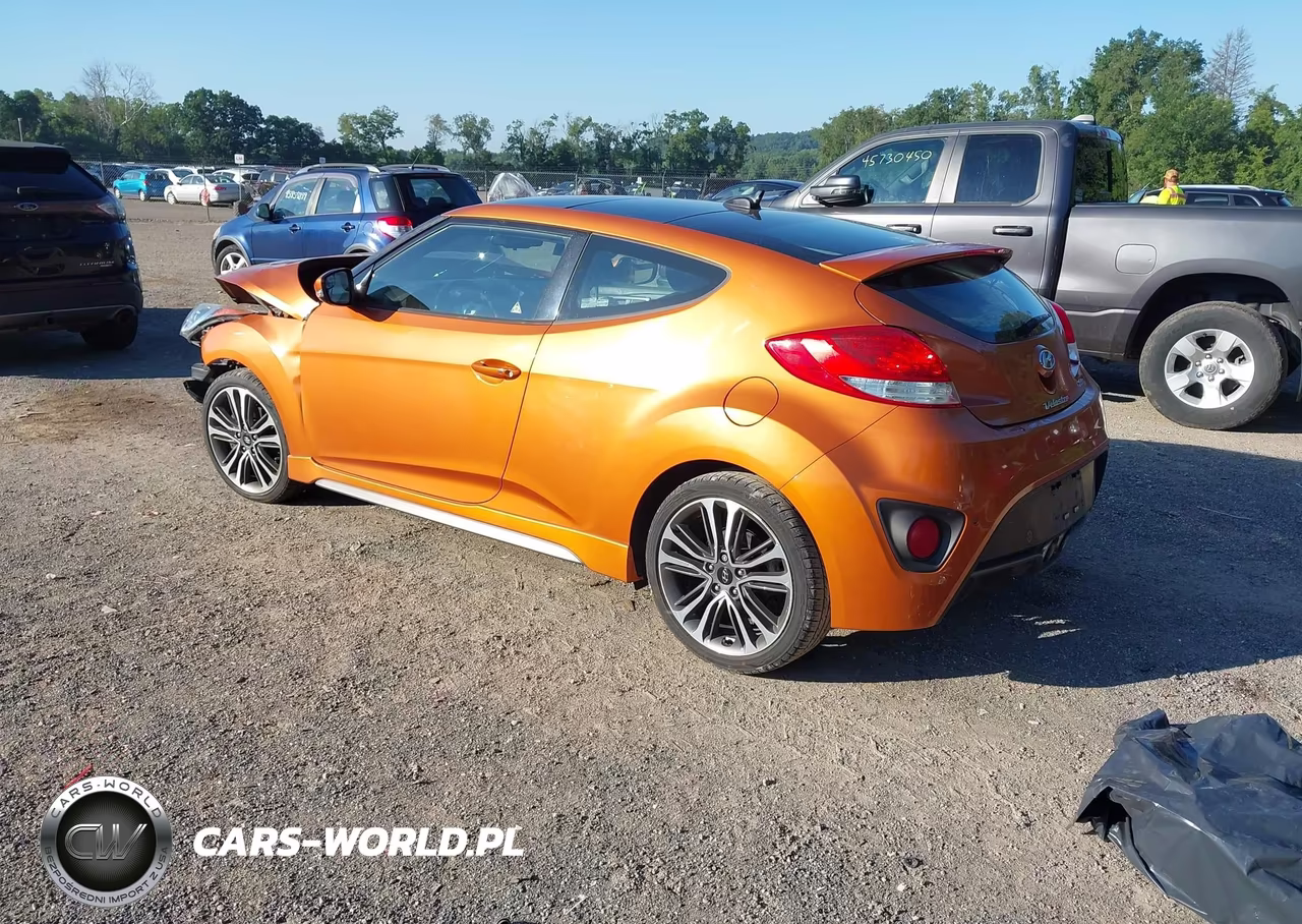 2016 Hyundai Veloster Turbo VIN:KMHTC6AE7GU279771 - 3