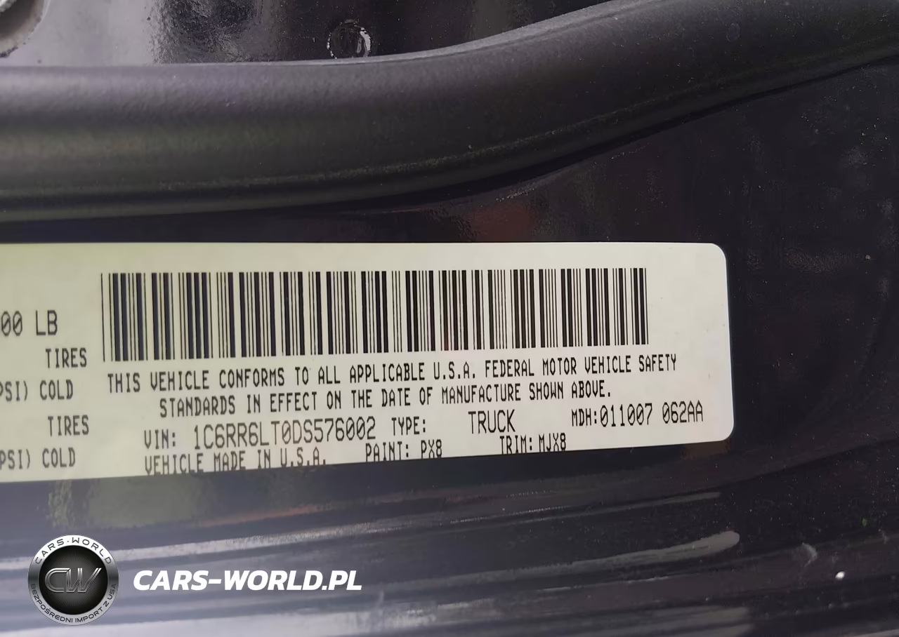 2013 Ram 1500 VIN:1C6RR6LT0DS576002 - 9