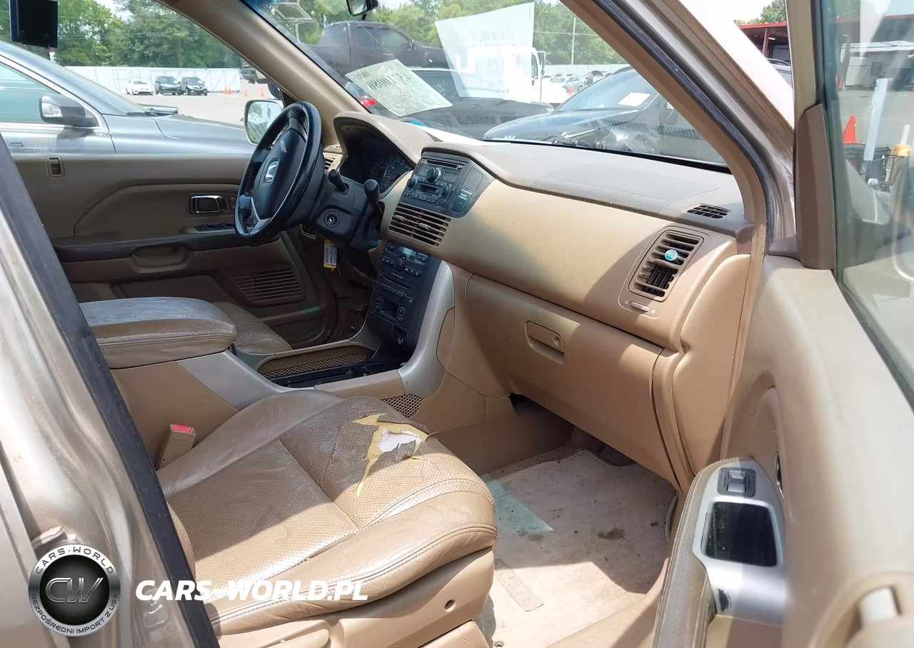 2005 Honda Pilot Ex-L VIN:2HKYF18525H502655 - 5