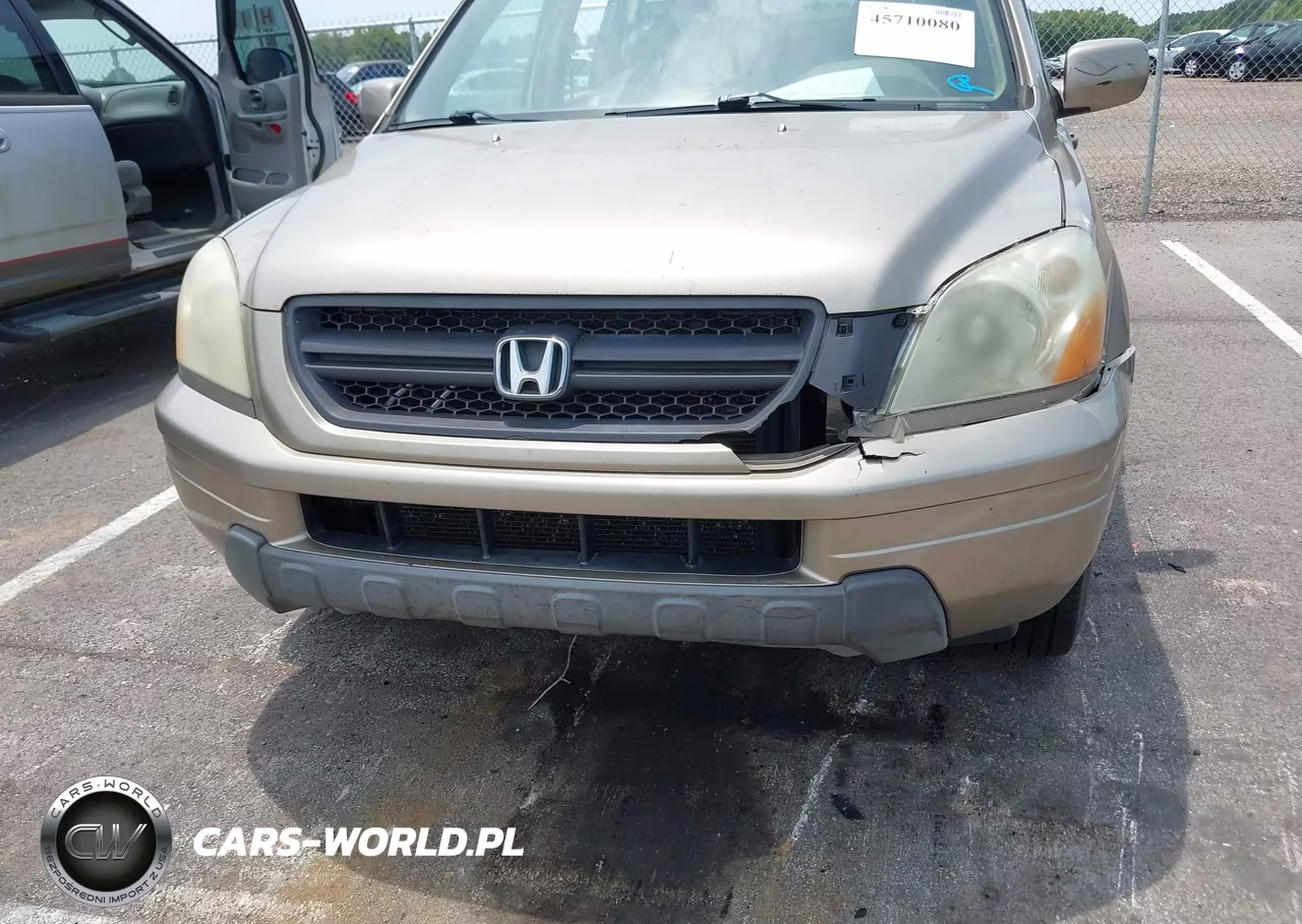 2005 Honda Pilot Ex-L VIN:2HKYF18525H502655 - 6