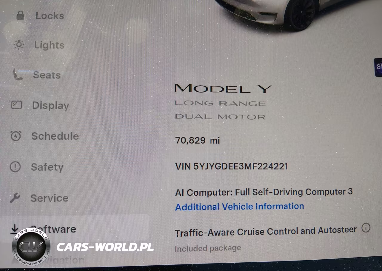 2021 Tesla Model Y Long Range Dual Motor All-Wheel Drive VIN:5YJYGDEE3MF224221 - 15