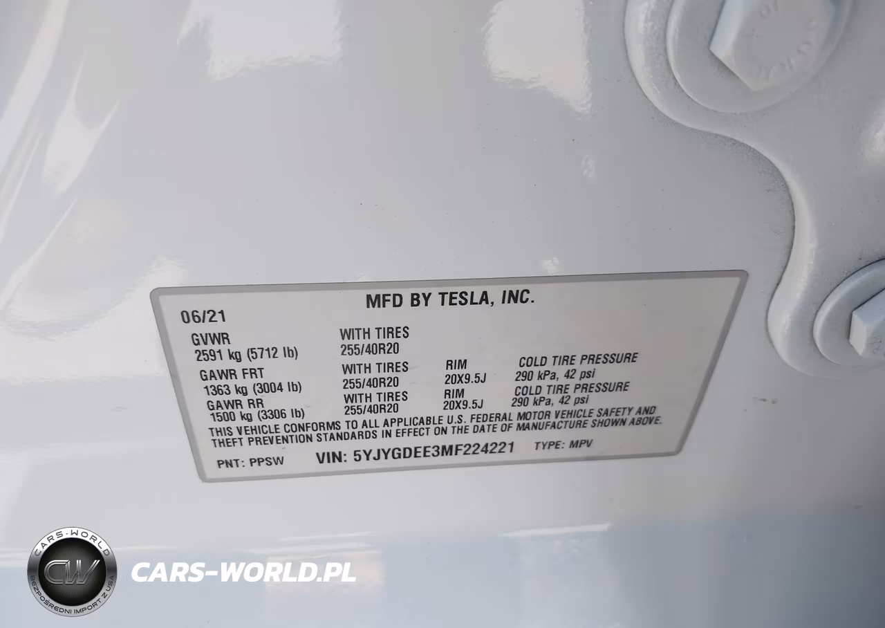 2021 Tesla Model Y Long Range Dual Motor All-Wheel Drive VIN:5YJYGDEE3MF224221 - 9