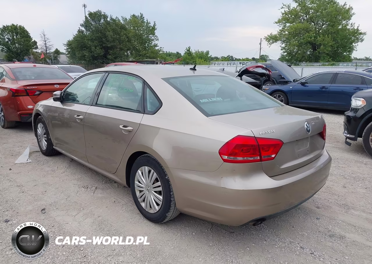 2015 Volkswagen Passat 1.8T S VIN:1VWAT7A37FC046751 - 3