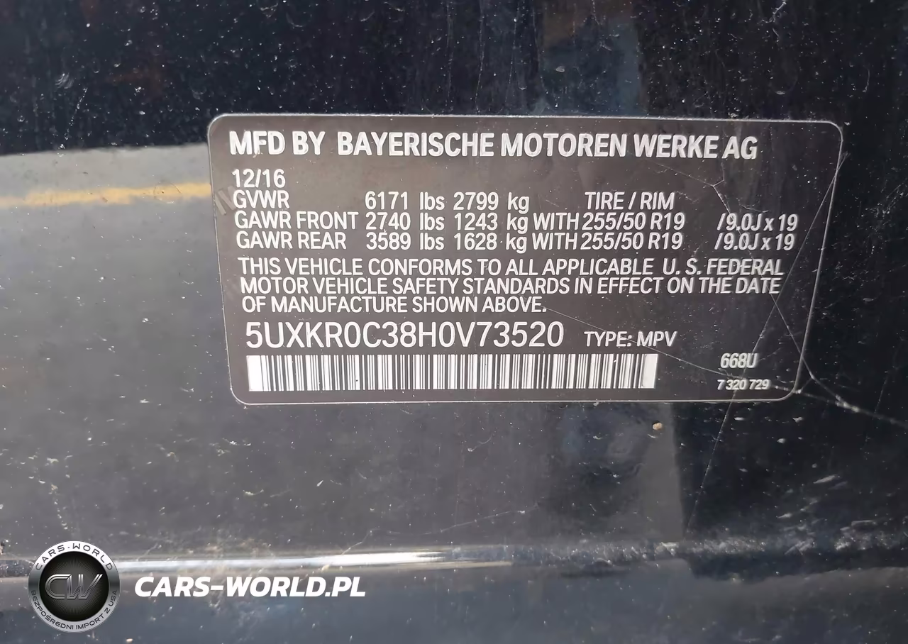 2017 BMW X5 xDrive35I VIN:5UXKR0C38H0V73520 - 9