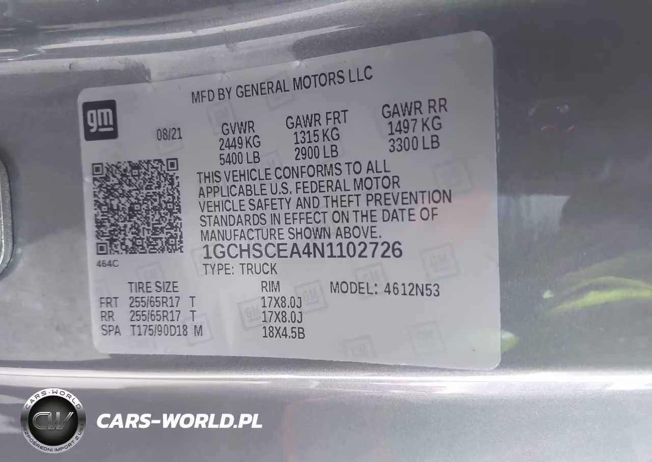 2022 Chevrolet Colorado 2Wd Long Box Lt VIN:1GCHSCEA4N1102726 - 9