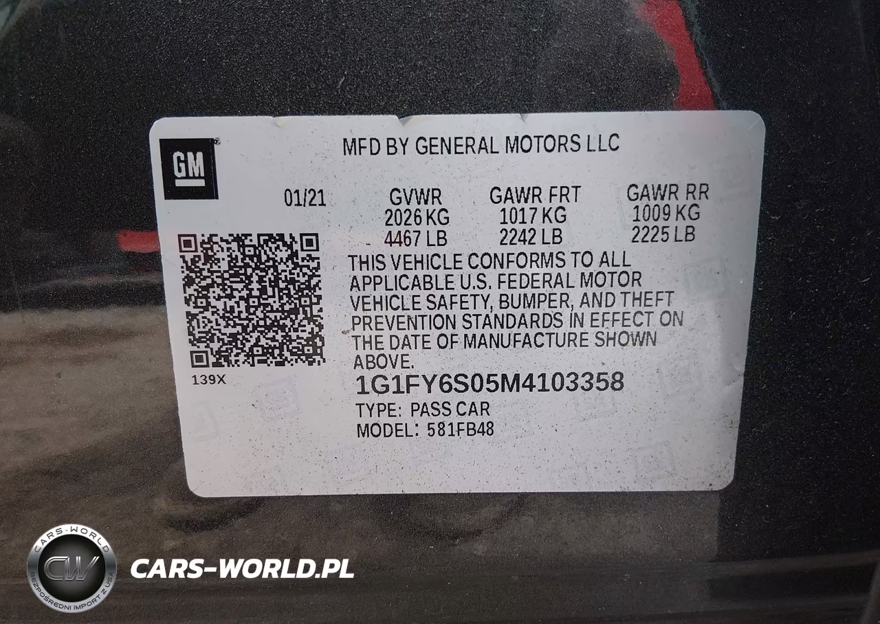 2021 Chevrolet Bolt Ev Fwd Lt VIN:1G1FY6S05M4103358 - 9