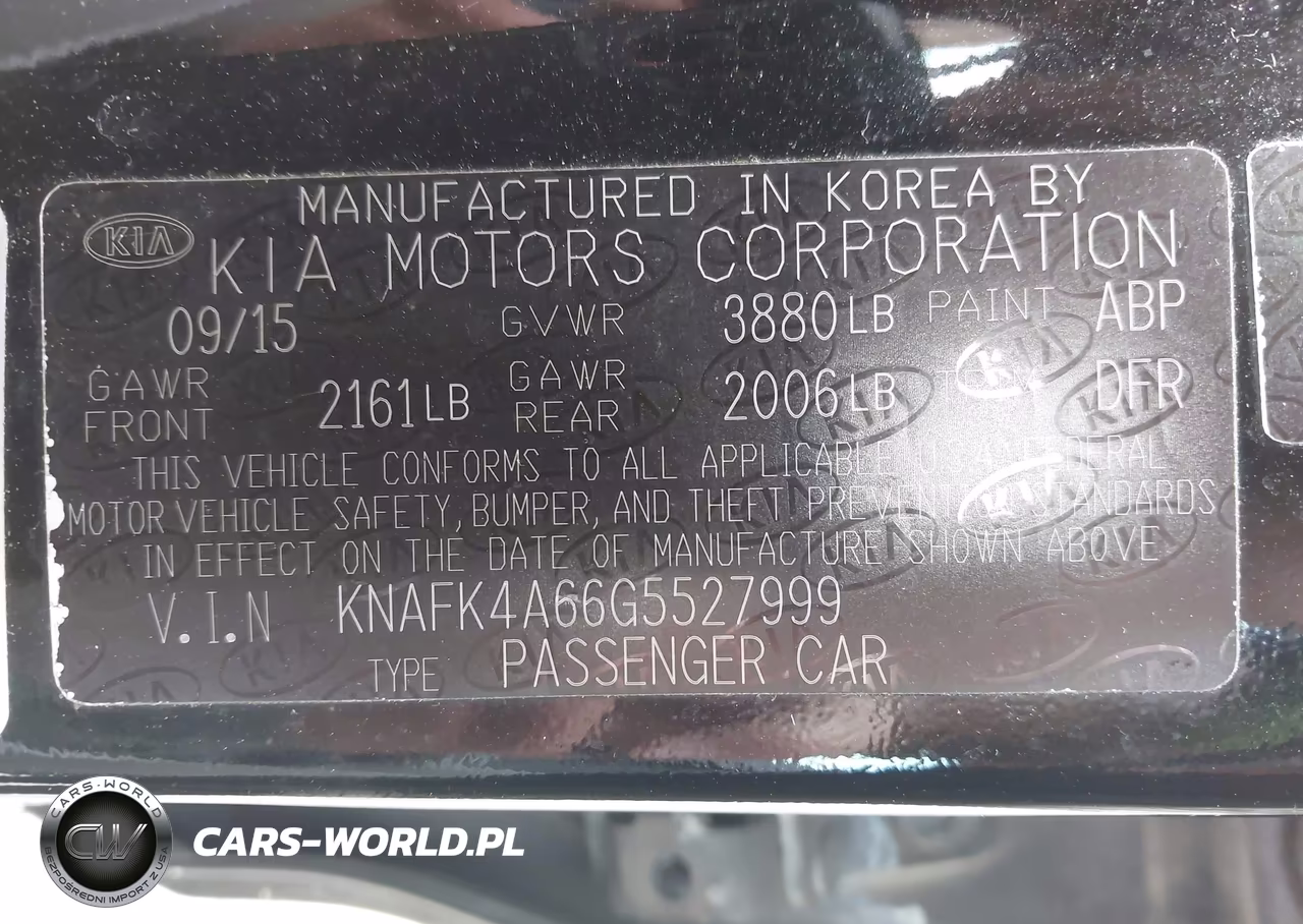 2016 Kia Forte Lx VIN:KNAFK4A66G5527999 - 9