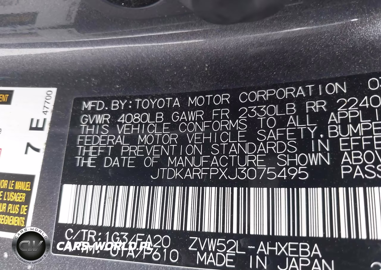 2018 Toyota Prius Prime Plus VIN:JTDKARFPXJ3075495 - 9