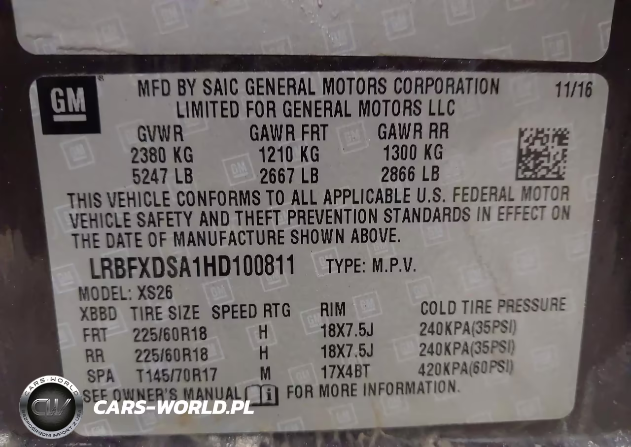 2017 Buick Envision Essence VIN:LRBFXDSA1HD100811 - 9