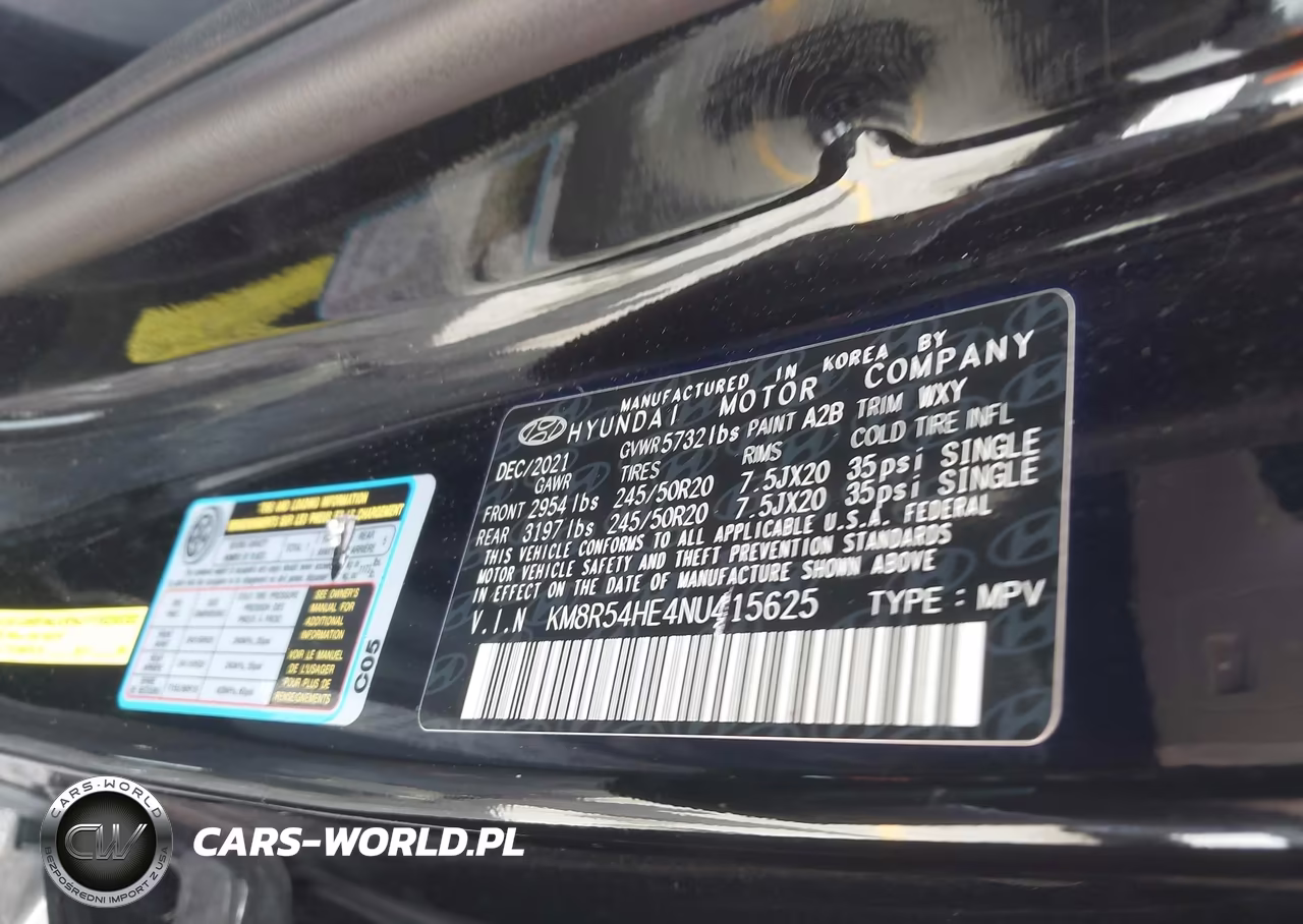 2022 Hyundai Palisade Limited VIN:KM8R54HE4NU415625 - 9