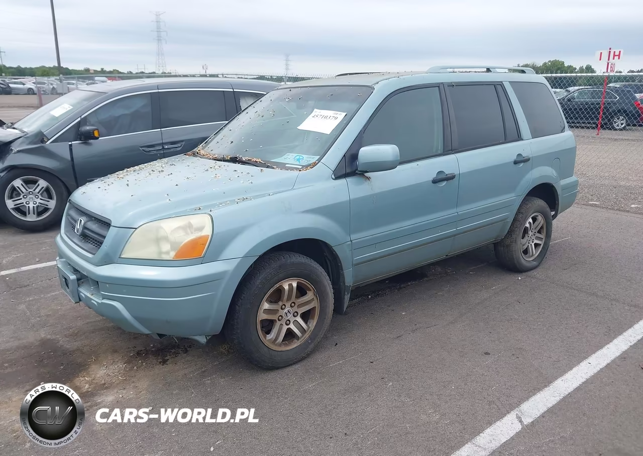 2003 Honda Pilot Ex VIN:2HKYF18493H514161 - 2