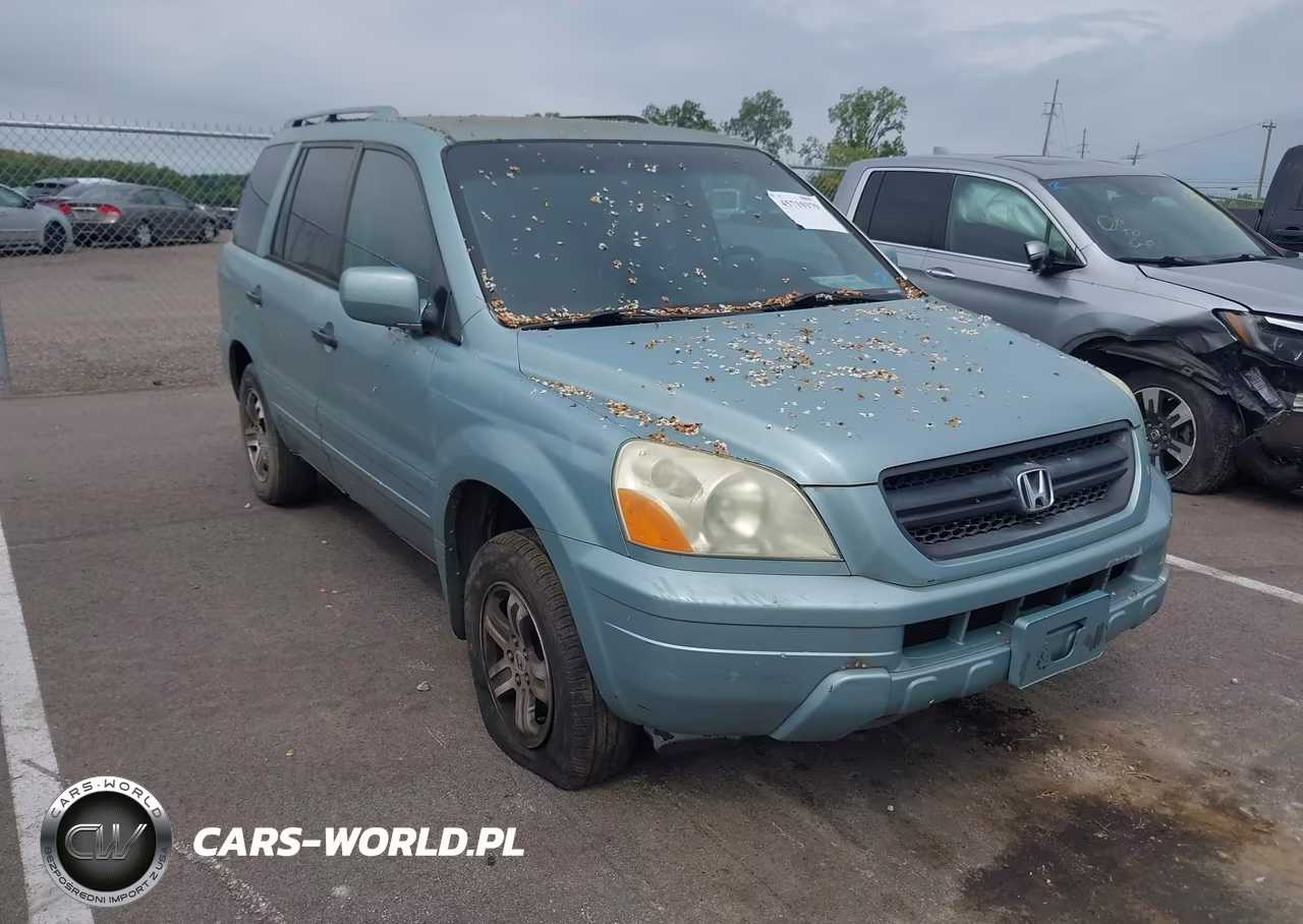 2003 Honda Pilot Ex VIN:2HKYF18493H514161 - 6