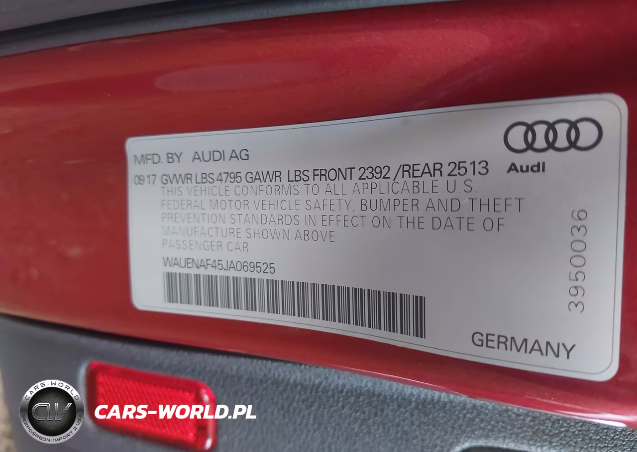 2018 Audi A4 2.0T Premium-2.0T Tech Premium VIN:WAUENAF45JA069525 - 9