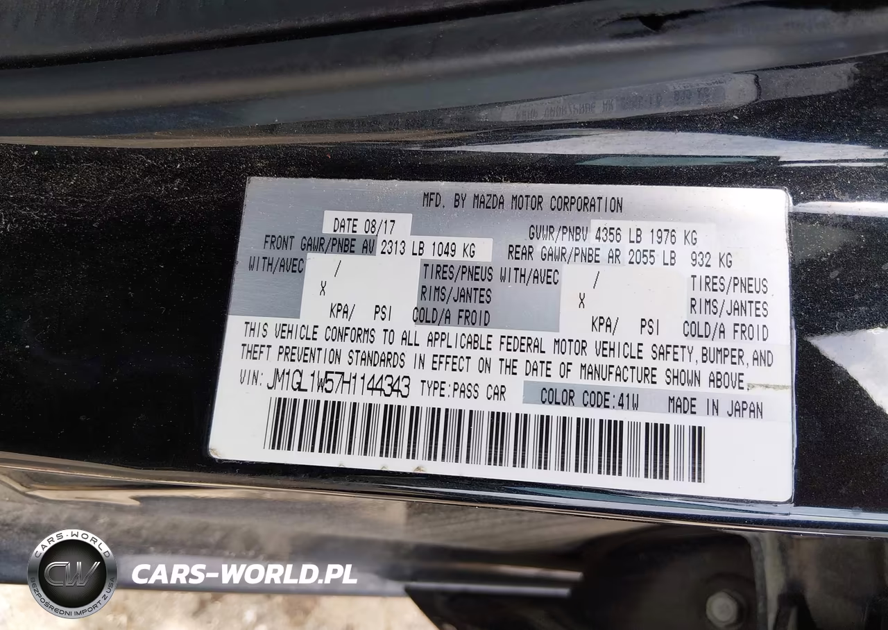 2017 Mazda Mazda6 Grand Touring VIN:JM1GL1W57H1144343 - 9