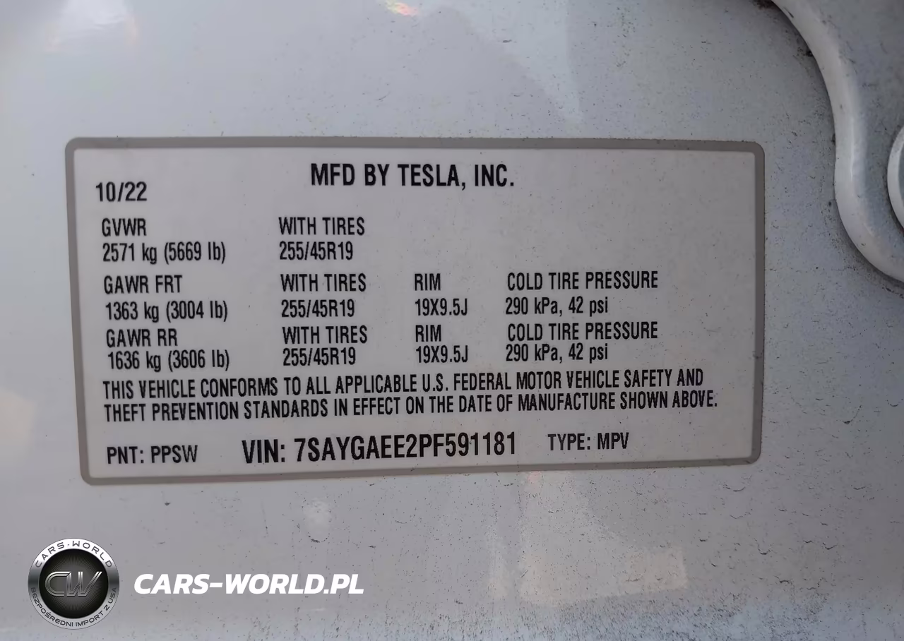 2023 Tesla Model Y Awd-Long Range Dual Motor All-Wheel Drive VIN:7SAYGAEE2PF591181 - 9