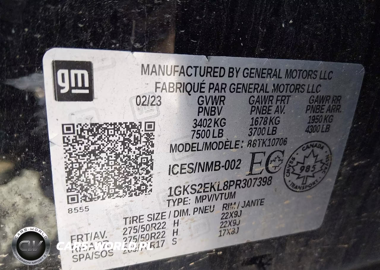 2023 GMC Yukon Denali Ultimate VIN:1GKS2EKL8PR307398 - 9