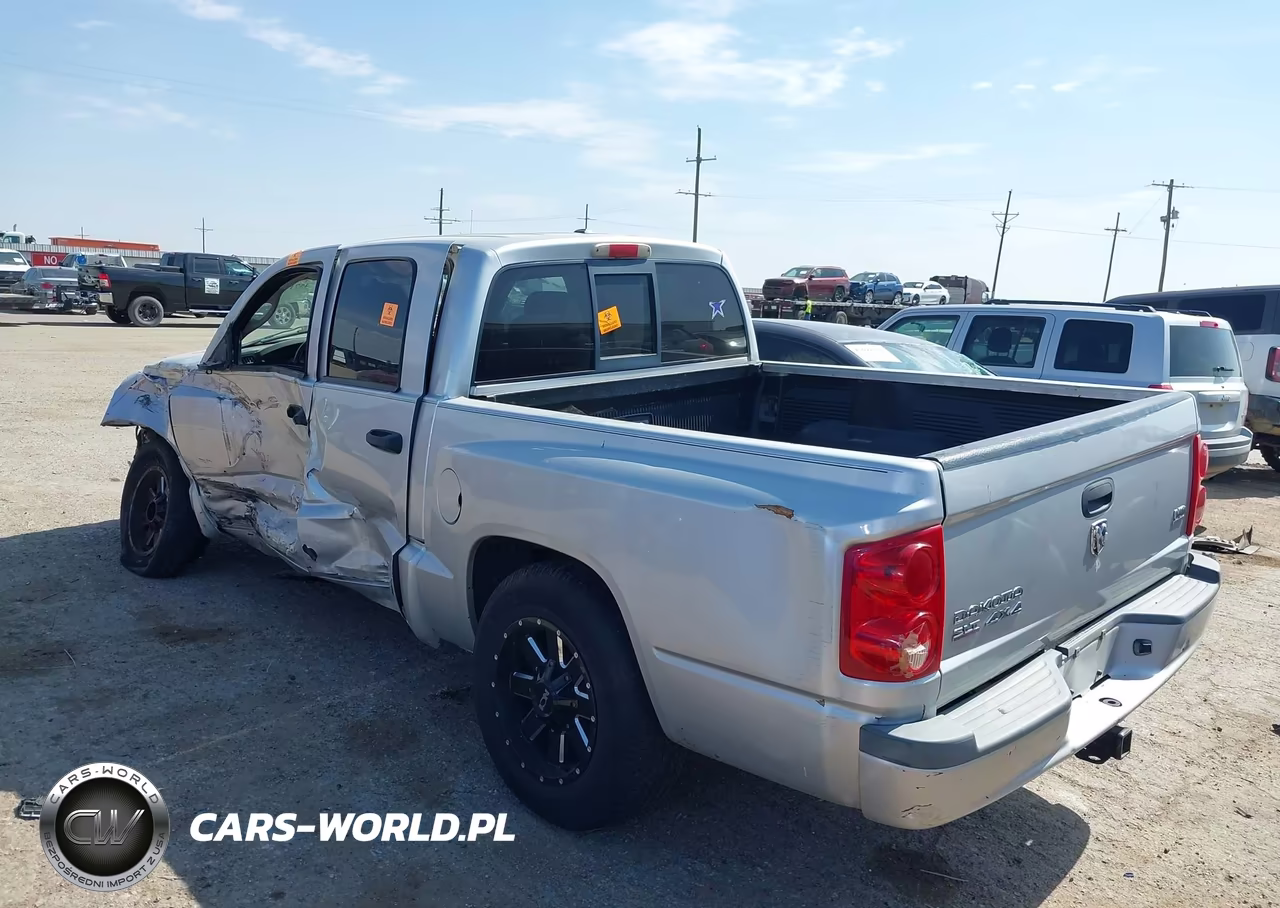 2007 Dodge Dakota Slt VIN:1D7HW48N37S245288 - 3