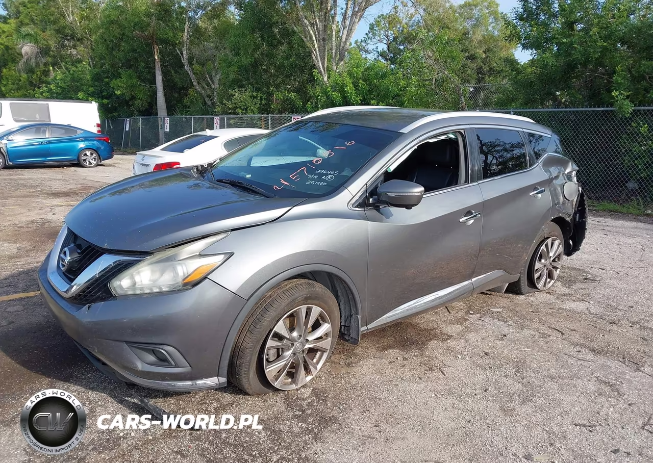 2015 Nissan Murano Sl VIN:5N1AZ2MG2FN251980 - 2