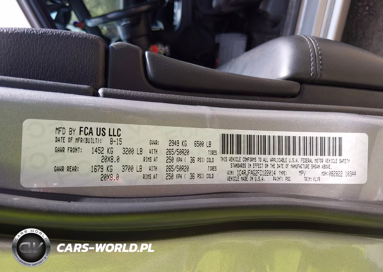 2015 Jeep Grand Cherokee Altitude VIN:1C4RJFAG2FC122014 - 9