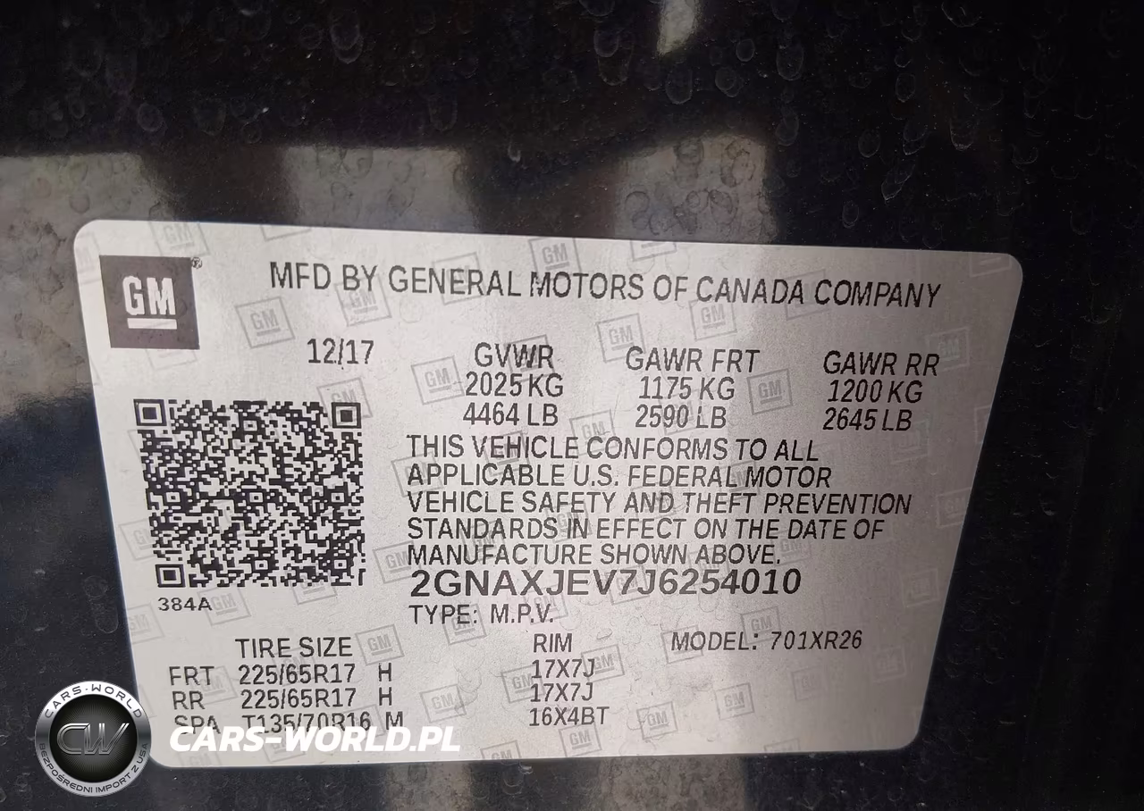 2018 Chevrolet Equinox Lt VIN:2GNAXJEV7J6254010 - 9