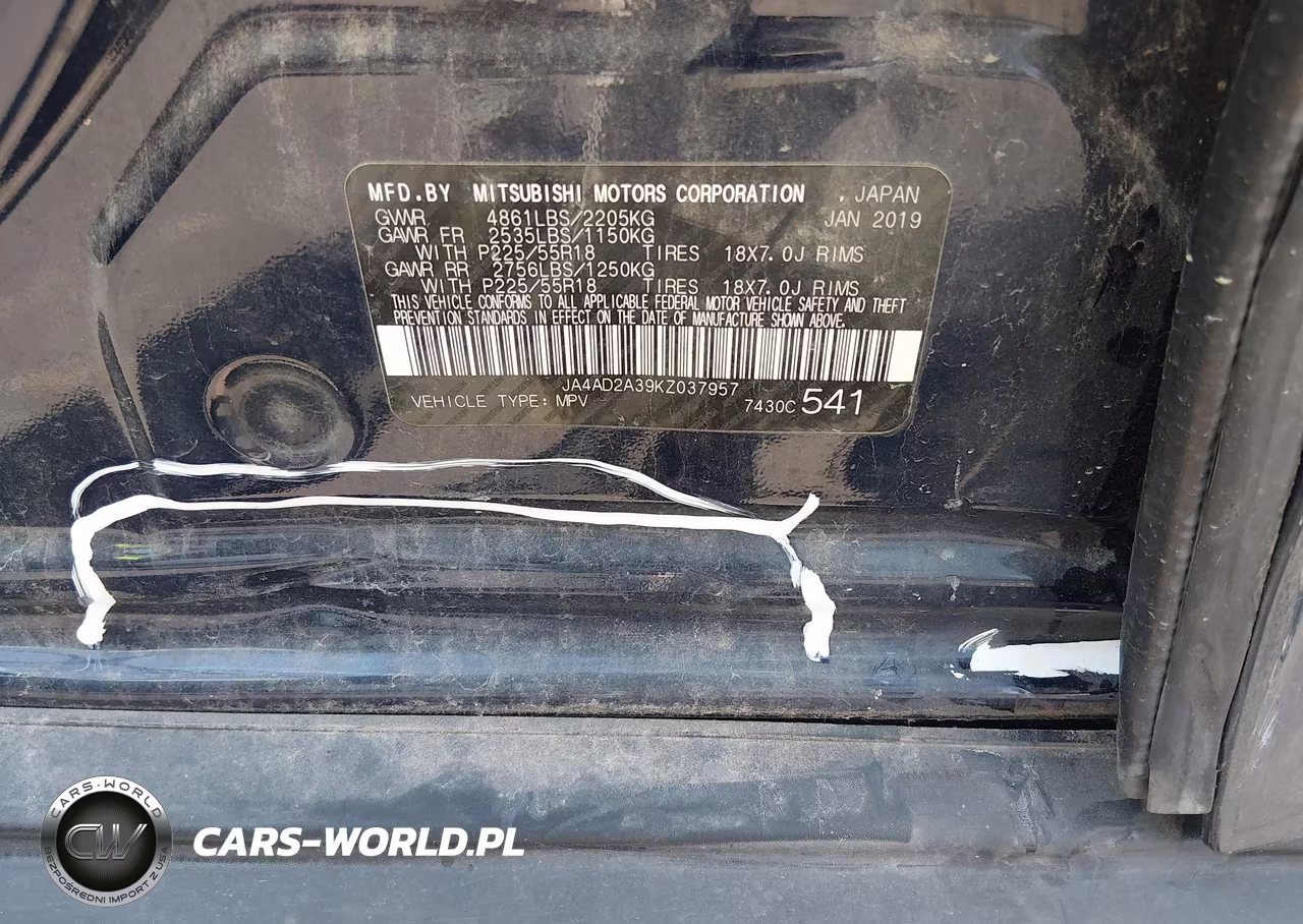 2019 Mitsubishi Outlander Es VIN:JA4AD2A39KZ037957 - 9