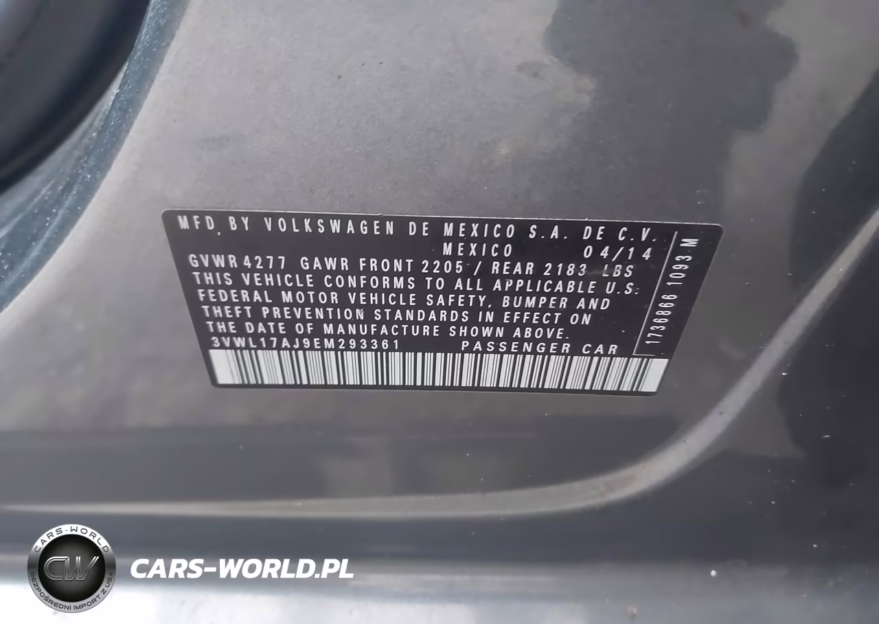 2014 Volkswagen Jetta 1.8T Sel VIN:3VWL17AJ9EM293361 - 9