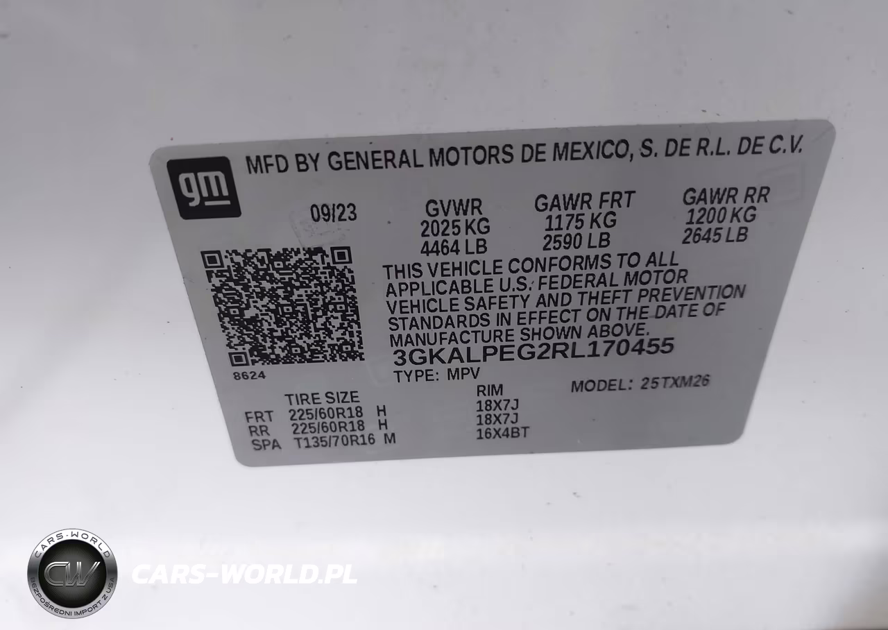 2024 GMC Terrain Fwd Slt VIN:3GKALPEG2RL170455 - 9