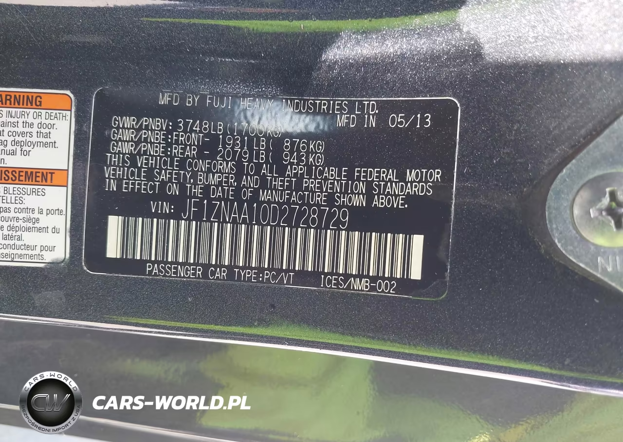 2013 Scion Fr-S VIN:JF1ZNAA10D2728729 - 9