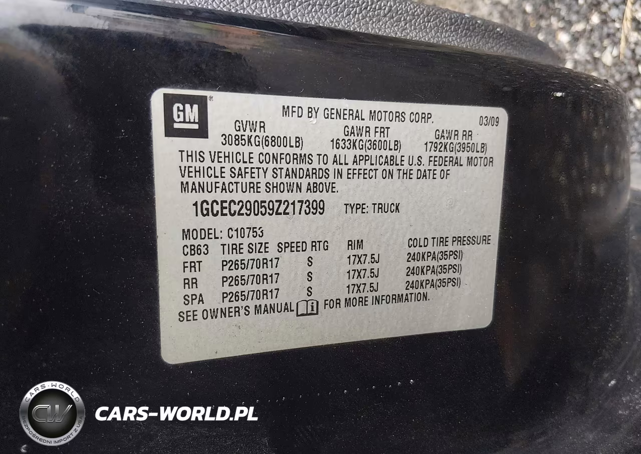 2009 Chevrolet Silverado 1500 Lt VIN:1GCEC29059Z217399 - 9
