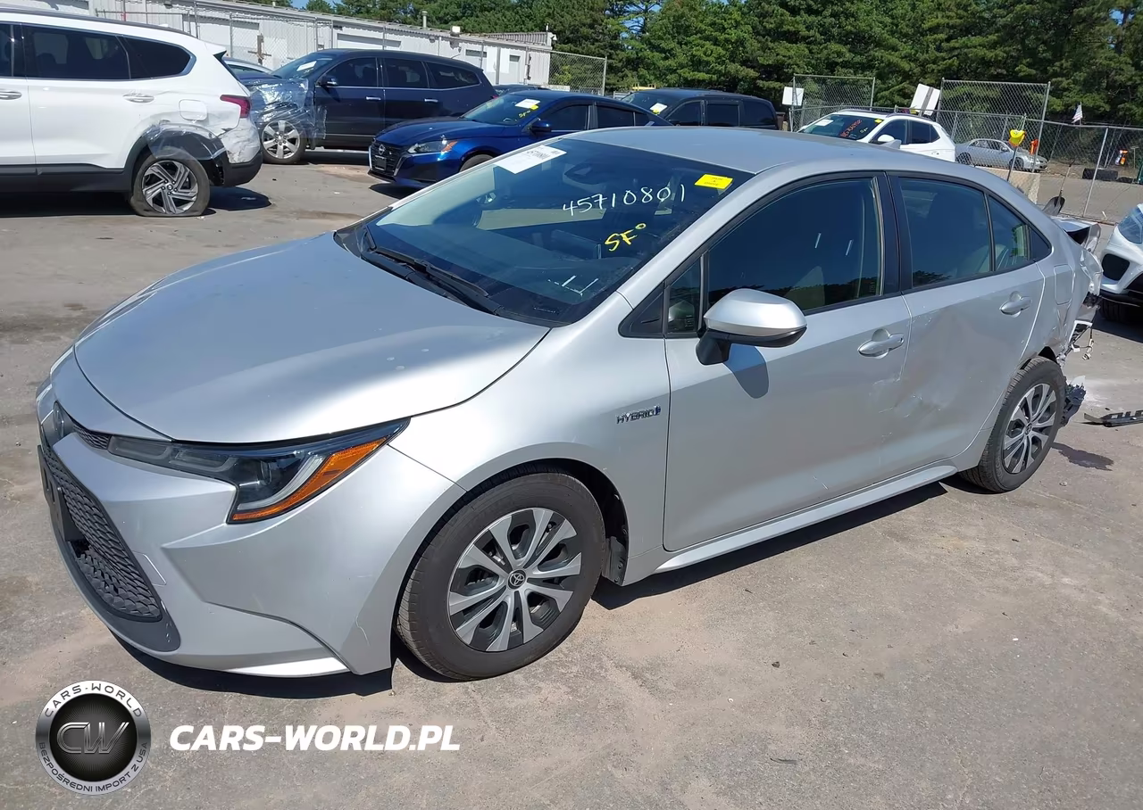 2021 Toyota Corolla Hybrid Le VIN:JTDEAMDE1MJ034478 - 2