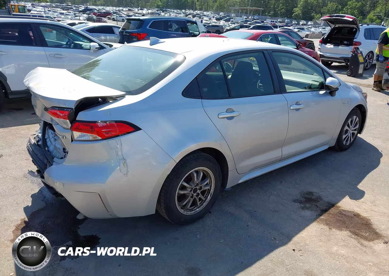 2021 Toyota Corolla Hybrid Le VIN:JTDEAMDE1MJ034478 - 4