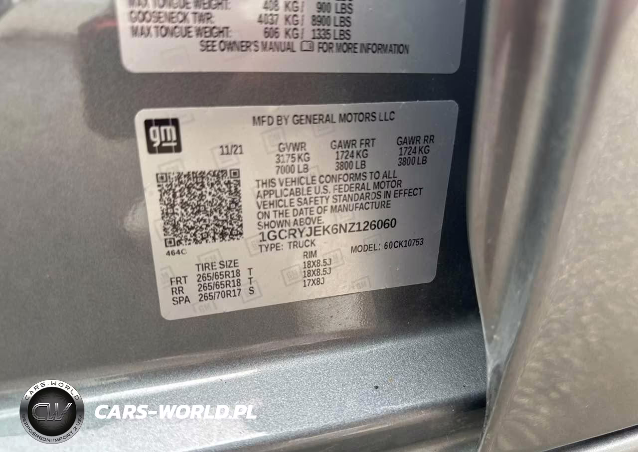 2022 Chevrolet Silverado Ltd K1500 Lt-L VIN:1GCRYJEK6NZ126060 - 9