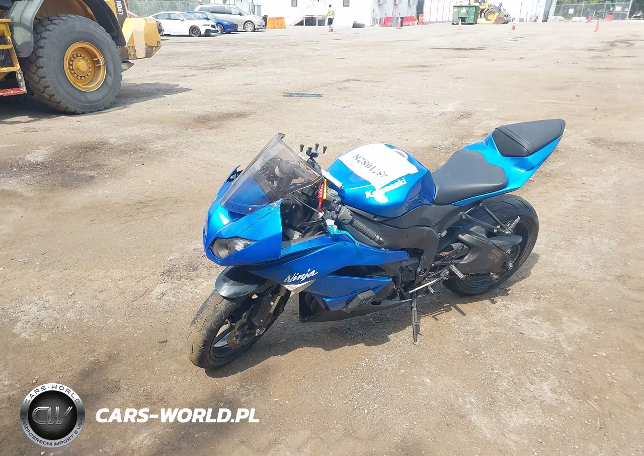 2009 Kawasaki Zx600 R VIN:JKAZX4R1X9A010381 - 2