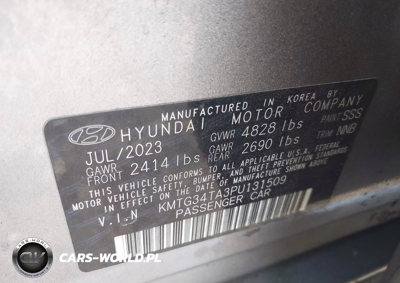 2023 Genesis G70 2.0T Awd VIN:KMTG34TA3PU131509 - 9