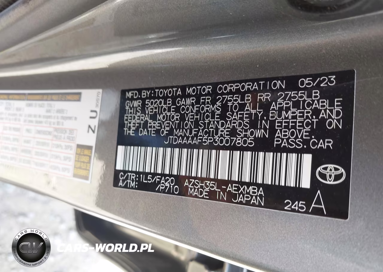 2023 Toyota Crown Xle VIN:JTDAAAAF5P3007805 - 9